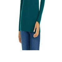 Stil & Co ženska rebrasta kornjača džemper tamnozelena veličina xx-velika