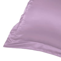 Jedinstvene ponude satenske svilene omotnice za zatvaranje jastuka Shams mauve boudoir