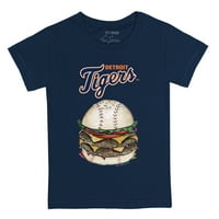 Majica hamburgera Detroit Tigers za malu djecu u tamnoplavoj boji