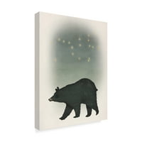 Zaštitni znak likovne umjetnosti Veliki Medvjed, crni medvjed, ulje na platnu Riana Faulera