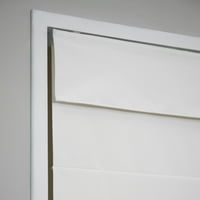 Regal Estate Classic Bežična soba zatamnjena energetski učinkovita tkanina rimska nijansa, bijela, 36W 64L