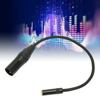 Pretvarač priključaka od 0,3 m 0,98 FT1 za pojačala miksera, kabel za stereo mikrofon, muški priključak za mikrofon