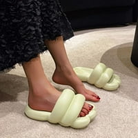Ženske muške papuče na rasprodaji ženske ljetne vanjske papuče s debelim potplatom Modne jednobojne morske sandale