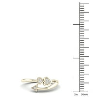 10 karatni prsten sa srcem i strelicom od žutog zlata, 1 dijamant od 20 karata, 10 karatni prsten od žutog zlata,