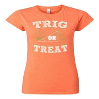 TRIG ili tretirajte Trigo Math Trick Halloween smiješna majica za odrasle majice