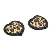 Par Leopard umjetničkih naljepnica ženske grudi seksi naljepnica kreativni dekor ženskih grudi
