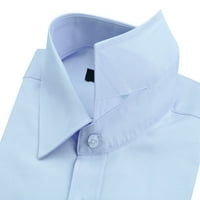 Muška svečana košulja običnog kroja, poslovna ležerna pamučna košulja, jednobojna Oksfordska košulja za muškarce