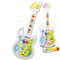 Glazbena električna gitarska igračka za djecu, poklon za rođendanske djevojke multifunkcionalni glazbeni instrumenti