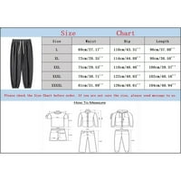 Muške Radne hlače u donjem rublju jesenski trend za slobodno vrijeme s vezicama na nogama, jednobojne sportske