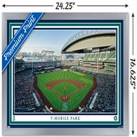 Seattle Mariners - T -Mobile Park Wall Poster, 14.725 22.375 uokviren