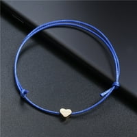 Wendunide narukvice narukvice za srce za žene romantične modne klasične rhinestones plave