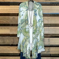 Ženski kardigan Modni ležerni šal s printom kimono Bluza Odjeća Za plažu lagani mekani kardigan