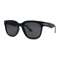 Klasični dizajnerski rogovi naplatak hipstera plastične modne sunčane naočale sve crne