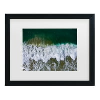 Karolis Jay 'Ocean 4' Matted uokvirena umjetnost