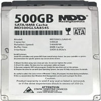Tvrdi disk prijenosnog računala 500 GB predmemorije 8 MB 5400 o / min 60 GB - jednogodišnje jamstvo