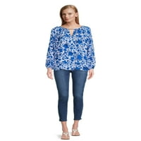 Pioneer Woman Crepe Crepe Top Women's