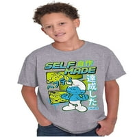 Uradi Sam cool majice s okruglim vratom s hijeroglifima Štrumpfovi za dječake i djevojčice tinejdžere.
