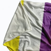 Jednostavno Daisy ne-binarni ponosni zastava bacajući pokrivač