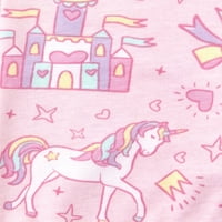Pamučna pidžama za djevojčice i djevojčice od pamučnog pamuka