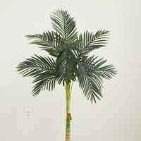 Gotovo prirodni 5ft. Umjetna palma zlatne trske, zelena