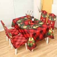 _ Božićni ukras stolice blagdanski tisak fleksibilna šarena rastezljiva tkanina Za ambijent božićnog festivala