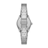 Ženski sat s tri ruke i datumom, od nehrđajućeg čelika, 95061