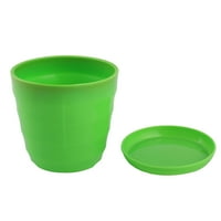 Jedinstvene ponude za kućanstvo plastična zelena okrugli držač lonca, 4.4 4 3