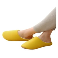 Papuče za žene; ravne papuče za žene s okruglim prstima; baršunaste kućne papuče za ženske cipele;