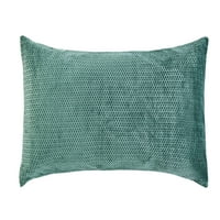 Domaća Plišana jastučnica za tijelo od rebrastih kokica, 48, Zelena