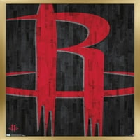 Houston Rockets - plakat s logotipom na zidu, 22.375 34