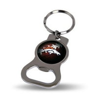 Denver Broncos otvarač za boce srebrnog tona, ključ prstena Rico Industries Q-GC6188