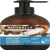 Gornji sapun Kanade Prirodno ručno i tijelo za pranje, arganska morska sol, fl oz