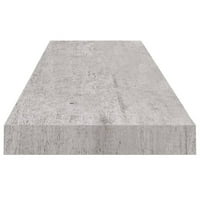 Tomshoo zidne police beton sive 35.4 x9.3 x1.5 mdf