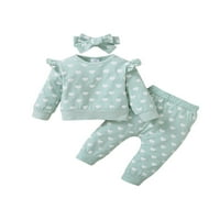 Shuttle Tree novorođenčad odjeća za djevojčice Set dugih rukava duksevi vrhovi hlače odjeću odjeća darovi mjeseci