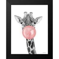 Nieman, Rachel Black uokvirena suvremena muzejska umjetnička gravura pod nazivom žirafa od žvakaće gume