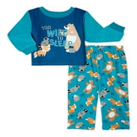 & Me Baby Boy & Toddler Boy 2-komad dugih rukava pijama set 12m-5t