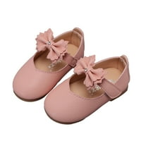 Yinguo Toddler Kids BUDING DIJELO SUSTAVNI ČOvjedni leptir čvor princeza kožne cipele ružičaste 24