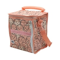 Izgrađena Icehouse gel kocka Izolacijska torba za ručak u ružičastoj mačji uzorak