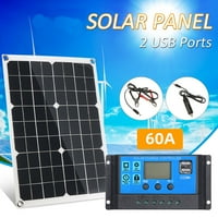 Lierteer monokristalni solarni panel 20 W s kontrolerom za RV, karavan, obitelj, kampiranje