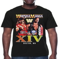 Muška majica s grafičkim po cijeloj površini serije Wrestle Mania & Survivor i Big men ' s s kratkim rukavima,