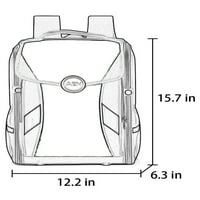 Ruksak za zaštitu kralježnice s Više džepova školska torba s patentnim zatvaračem, lagani ruksak za prijenosno