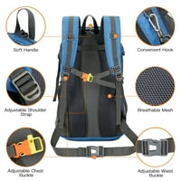 Gecheer 50L planinarski vodootporna torba za trčanje na otvorenom Veliki kapacitet jahanje torba za prozračno