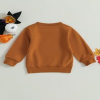 Jesenska majica za dječake i djevojčice, pulover s okruglim vratom s dugim rukavima, džemper, majice, majice