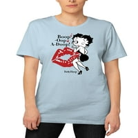 Betty Boop ženski juniori Doop Kiss Kratki rukav grafički čaj