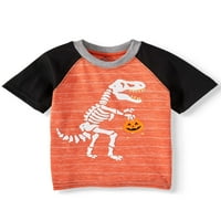 Halloween mališani dječak grafička majica kratkih rukava Raglan Raglan